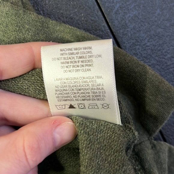 COVINGTON Olive Green Pullover Zipper V-Neck SZ Large - Picture 6 of 6